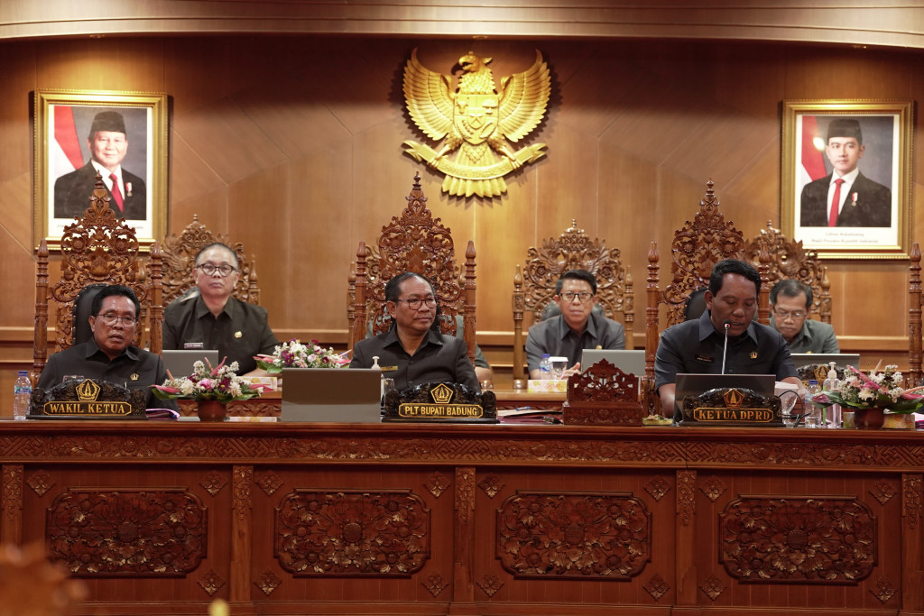 Sidang Paripurna Kelima Masa Persidangan Pertama DPRD Badung Tahun 2024